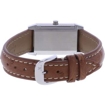 Tweedehands JAEGER LECOULTRE Reverso Lady dameshorloge met quartz uurwerk en een leren armband in de kleur cresus