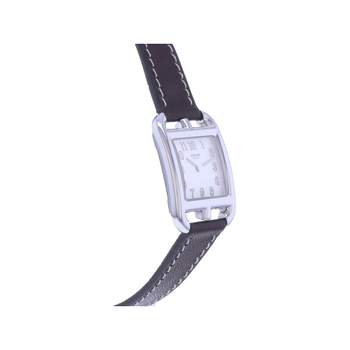 Used HERMES Cape Cod ladies quartz watch leather strap cresus