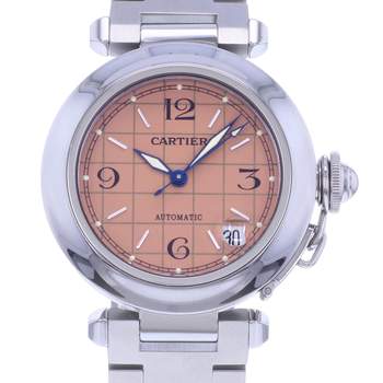 Montre d'occasion CARTIER Pasha C mixte automatique bracelet acier