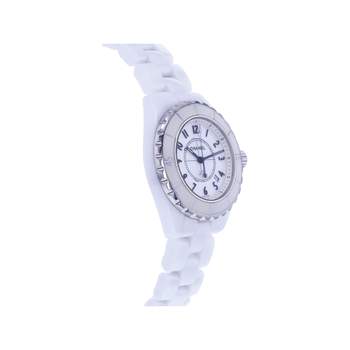 Pre-owned CHANEL J12 33 mm Women's Quartz Watch with Ceramic Strap