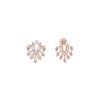 Boucles-oreilles d'occasion MESSIKA Desert Bloom or rose 750/1000