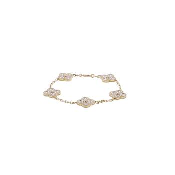 Bracelet d'occasion VAN CLEEF & ARPELS Alhambra Vintage femme or jaune 750/1000