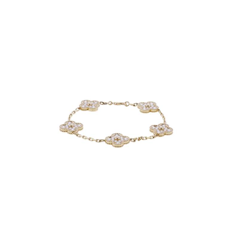 Bracelet d'occasion VAN CLEEF & ARPELS Alhambra Vintage femme or jaune 750/1000 - vue 1