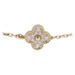 Bracelet d'occasion VAN CLEEF & ARPELS Alhambra Vintage femme or jaune 750/1000 - vue 2