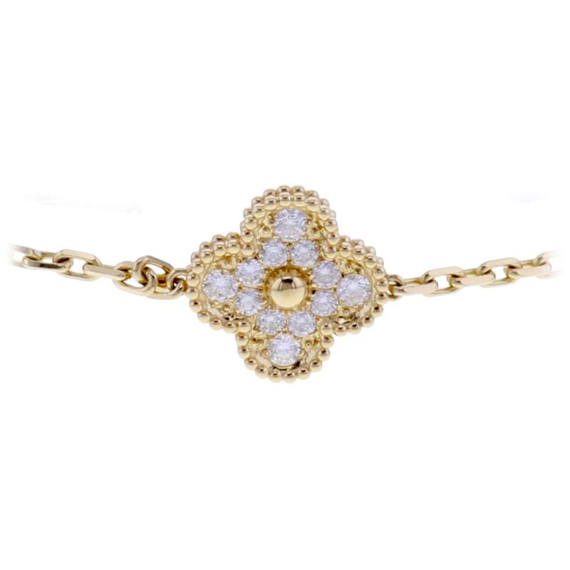 Bracelet d'occasion VAN CLEEF & ARPELS Alhambra Vintage femme or jaune 750/1000 - vue 2