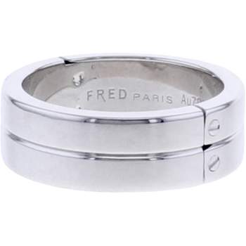 Bague d'occasion FRED Wedding Smile femme or blanc 750/1000