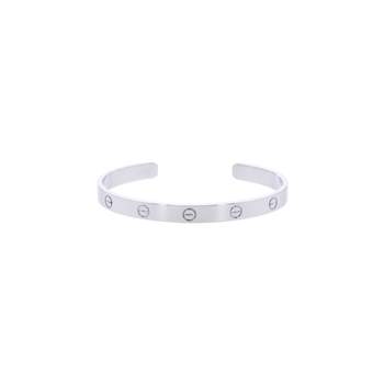 Tweedehands CARTIER Love Classique armband voor dames en heren, 750/1000 witgoud