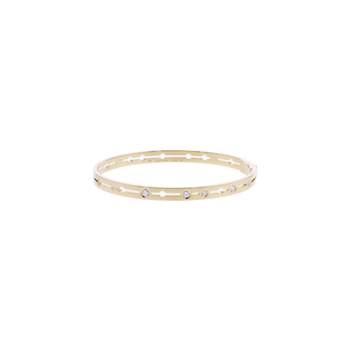 Tweedehands armband DINH VAN Pulse, groot model voor dames, 750/1000 geelgoud
