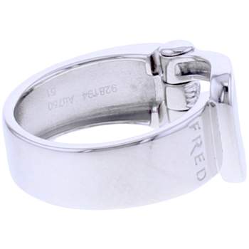 Bague d'occasion FRED Force 10 GM femme or blanc 750/1000