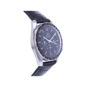 Montre d'occasion OMEGA Speedmaster Moonwatch homme mécanique bracelet cuir d'origine