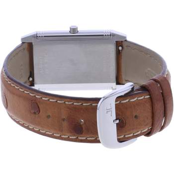 Montre d'occasion JAEGER LECOULTRE Reverso Classique mixte mécanique bracelet cuir d'origine