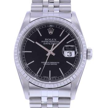 Montre d'occasion ROLEX DateJust 36 mixte automatique bracelet acier