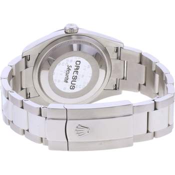 Montre d'occasion ROLEX DateJust 36 Wimbledon mixte mouvement automatique certifié (cosc) bracelet acier