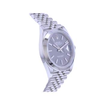 Montre d'occasion ROLEX DateJust 41 homme mouvement automatique certifié (cosc) bracelet acier