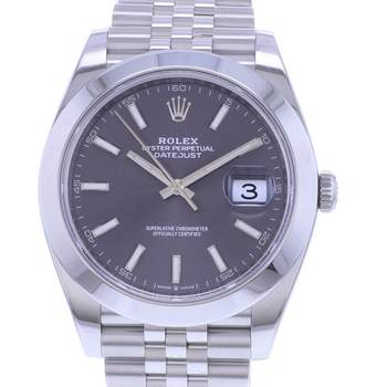 Montre d'occasion ROLEX DateJust 41 homme mouvement automatique certifié (cosc) bracelet acier