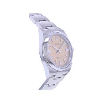 Montre d'occasion ROLEX Oyster Perpetual mixte mouvement automatique certifié (cosc) bracelet acier