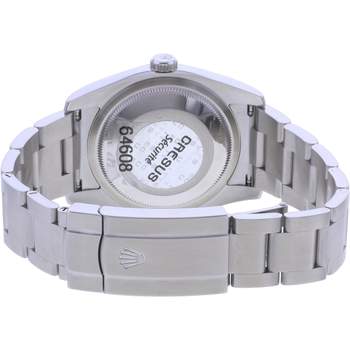 Montre d'occasion ROLEX Oyster Perpetual mixte mouvement automatique certifié (cosc) bracelet acier