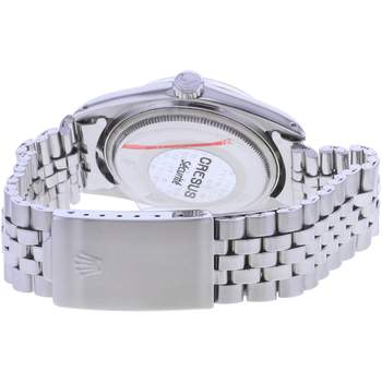 Montre d'occasion ROLEX DateJust 36 mixte mouvement automatique certifié (cosc) bracelet acier