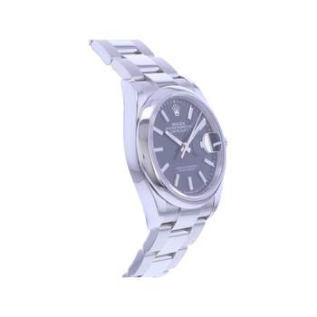 Montre d'occasion ROLEX DateJust 36 homme mouvement automatique certifié (cosc) bracelet acier