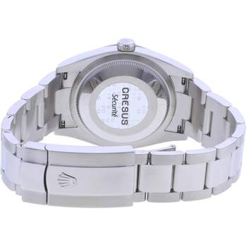 Montre d'occasion ROLEX DateJust 36 homme mouvement automatique certifié (cosc) bracelet acier