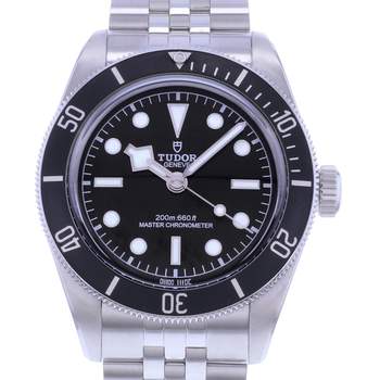 Montre d'occasion TUDOR Black Bay 41 homme mouvement automatique certifié (cosc) bracelet acier