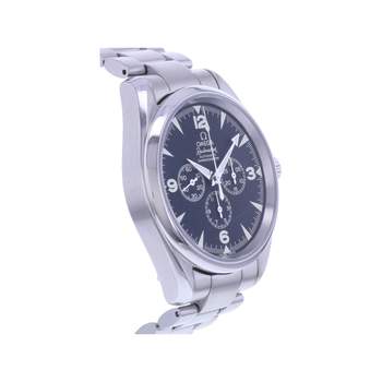 Montre d'occasion OMEGA Railmaster homme mouvement automatique certifié (cosc) bracelet acier