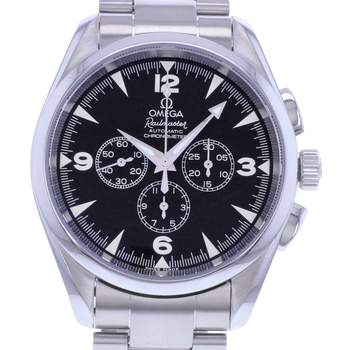 Montre d'occasion OMEGA Railmaster homme mouvement automatique certifié (cosc) bracelet acier