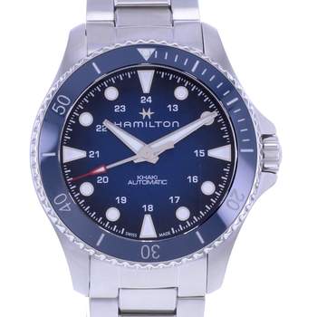 Montre d'occasion HAMILTON Khaki Navy Scuba homme automatique bracelet acier