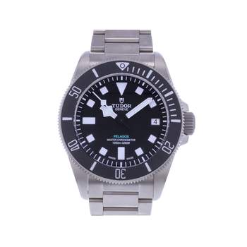 Montre d'occasion TUDOR Pelagos homme mouvement automatique certifié (cosc) bracelet titane