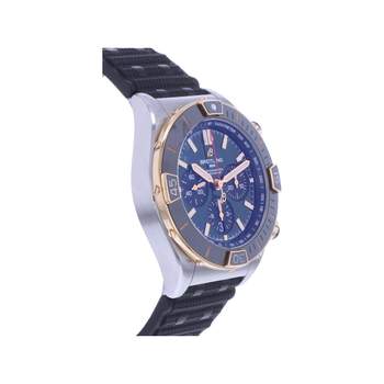 Montre d'occasion BREITLING Chronomat B01-44 homme mouvement automatique certifié (cosc) bracelet caoutchouc