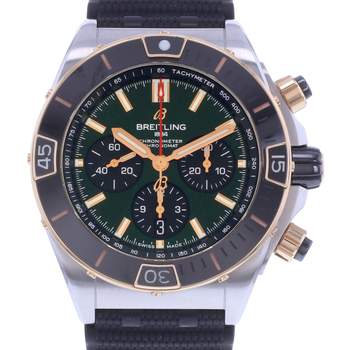 Montre d'occasion BREITLING Chronomat B01-44 homme mouvement automatique certifié (cosc) bracelet caoutchouc