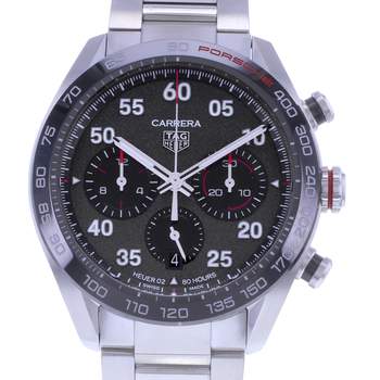 Montre d'occasion TAG HEUER Carrera Calibre Heuer 02 Porsche Edition homme automatique bracelet acier