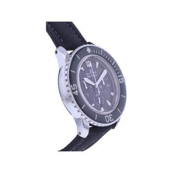 Montre d'occasion BLANCPAIN Fifty Fathoms Chronographe Flyback homme automatique bracelet textile