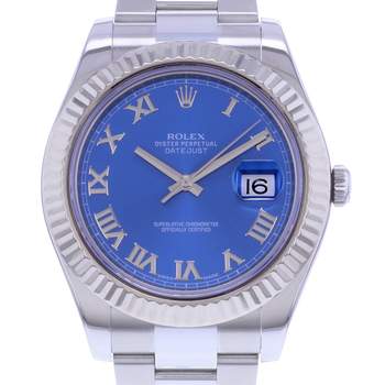 Montre d'occasion ROLEX DateJust II homme mouvement automatique certifié (cosc) bracelet acier