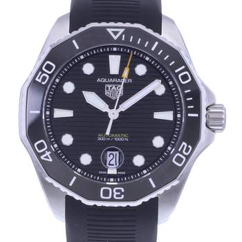 MONTRE TAG HEUER AQUARACER BRACELET CAOUTCHOUC NOIR
