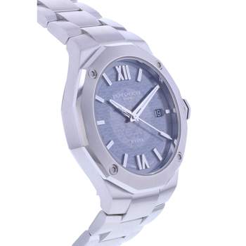 MONTRE BAUME ET MERCIER RIVIERA BRACELET ACIER INOXYDABLE GRIS