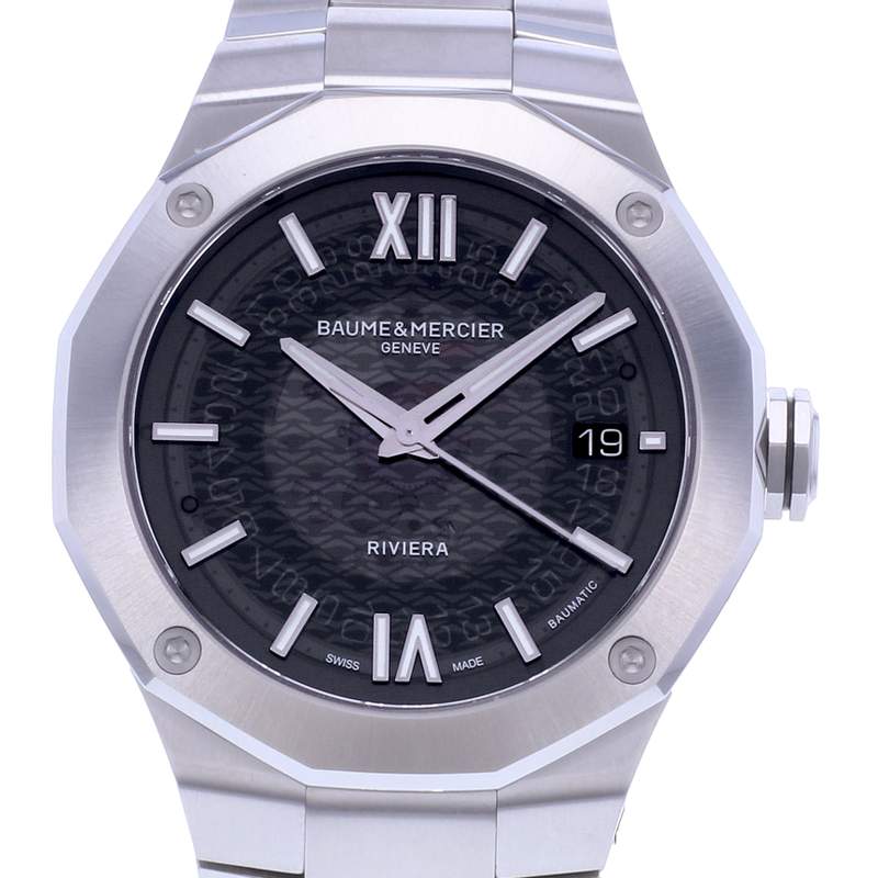 MONTRE BAUME ET MERCIER RIVIERA BRACELET ACIER INOXYDABLE GRIS - vue D1