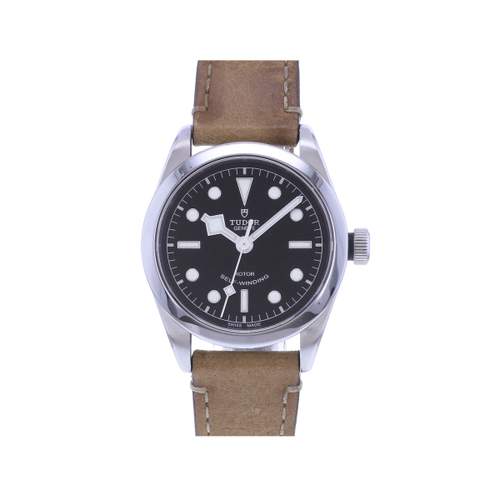 Montre d'occasion TUDOR Black Bay 36 homme automatique bracelet cuir