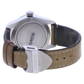 Montre d'occasion TUDOR Black Bay 36 homme automatique bracelet cuir