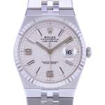 Montre d'occasion ROLEX Land-Dweller 40 homme mouvement automatique certifié (cosc) bracelet acier - vue D1
