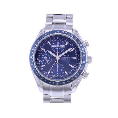 Pre-owned OMEGA Speedmaster Day-Date Men's Automatic Watch with Steel Bracelet