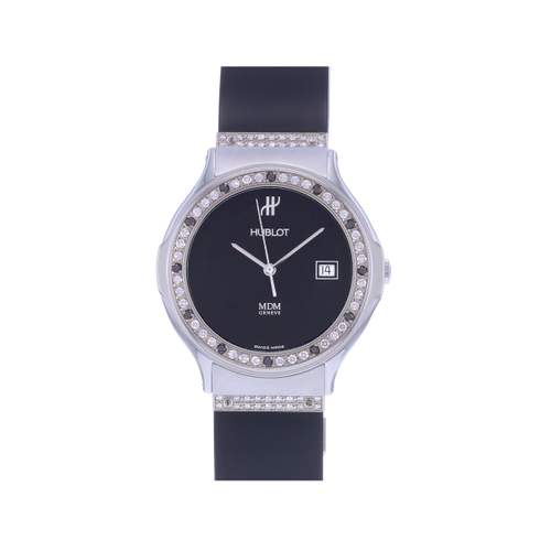 Montre d'occasion HUBLOT Classic MDM mixte quartz bracelet caoutchouc