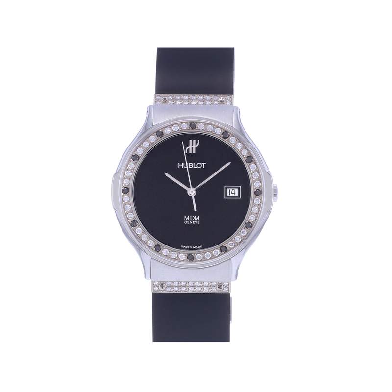 Montre d'occasion HUBLOT Classic MDM mixte quartz bracelet caoutchouc - vue 1