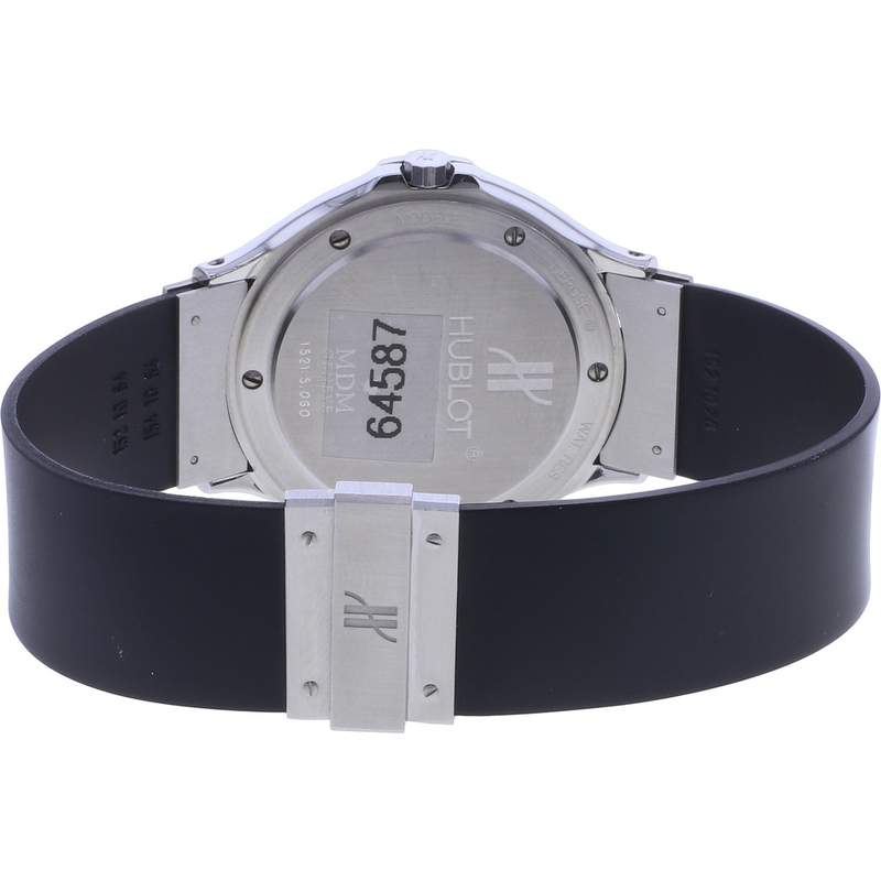 Montre d'occasion HUBLOT Classic MDM mixte quartz bracelet caoutchouc - vue 3