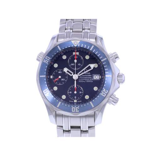 Montre d'occasion OMEGA Seamaster 300 Diver homme mouvement automatique certifié (cosc) bracelet acier