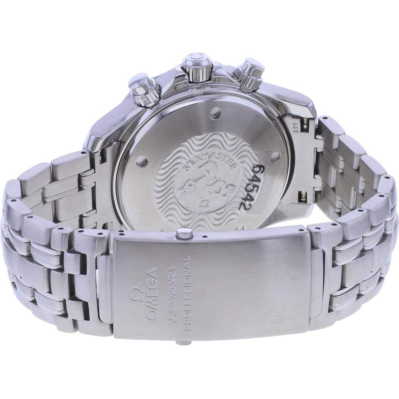 Montre d'occasion OMEGA Seamaster 300 Diver homme mouvement automatique certifié (cosc) bracelet acier - vue 3