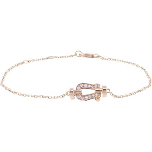 Bracelet d'occasion FRED Force 10 Or Rose et diamants femme or rose 750/1000