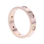 Bague d'occasion CARTIER Love 8 Diamants femme or rose 750/1000 - vue 2