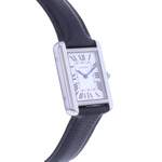 Montre d'occasion CARTIER Tank Solo mixte quartz bracelet cuir d'origine - vue 2