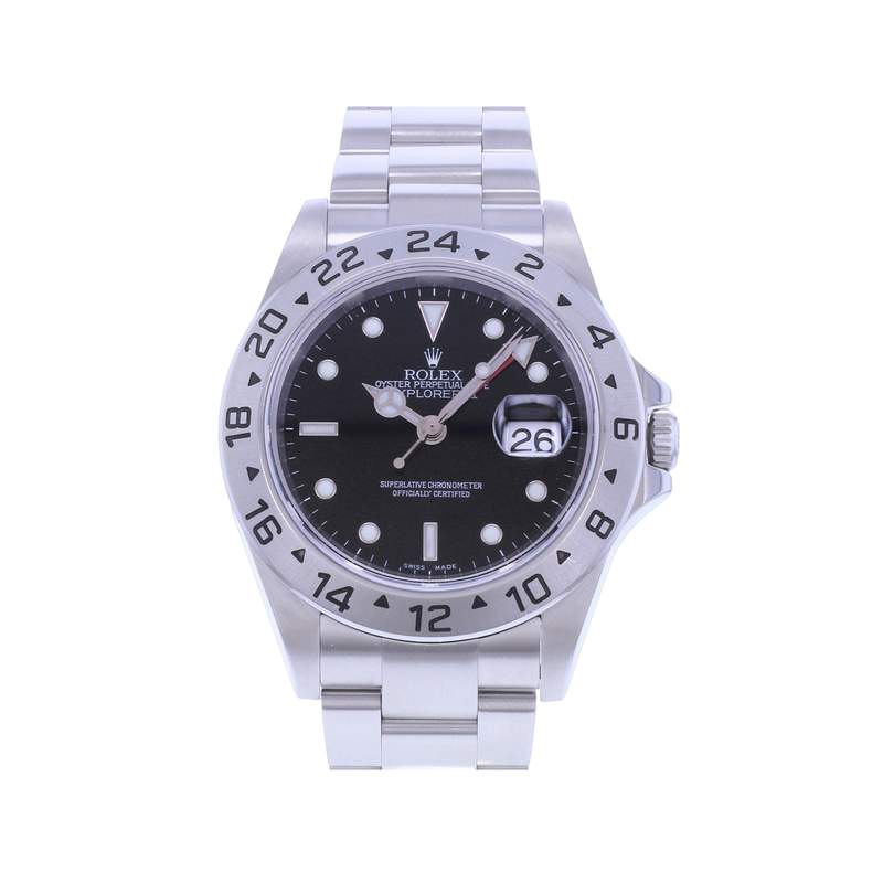 Montre d'occasion ROLEX Explorer II homme mouvement automatique certifié (cosc) bracelet acier - vue 1